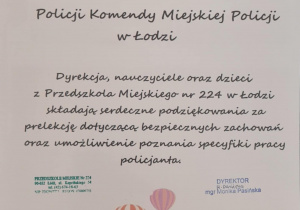 Podziękowania