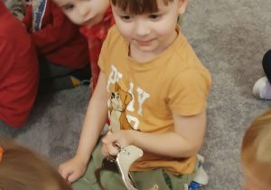 Wizyta Policji - Myroslav, grupa "Biedronki"