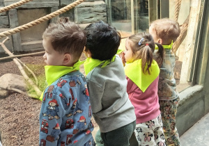 Biedronki w Orientarium - Szczepan, Elijah, Wiktoria i Joel